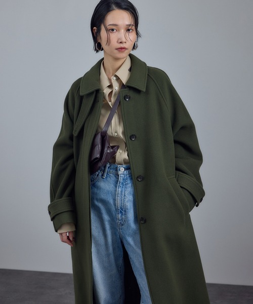 MANTECOウールバルマカンコート 2025AW 今季 WEB限定】MANTECOウールバルマカンコート（ステンカラーコート