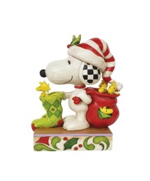 SNOOPY（スヌーピー）の「【JIM SHORE】ｽﾇｰﾋﾟｰｷｬｯﾌﾟ&ｳｯﾄﾞｽﾄｯｸ（インテリア雑貨・レディース）」