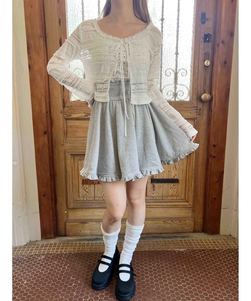 ガーリーレースカーディガン（カーディガン/ボレロ）｜PHILLY