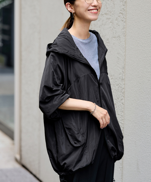 FRAMeWORK（フレームワーク）の「≪追加≫FROSTLINE 別注ライトマウンテンパーカー（マウンテンパーカー・レディース・ブラウン/ベージュ/ブラック・FREE）」の11枚目の写真