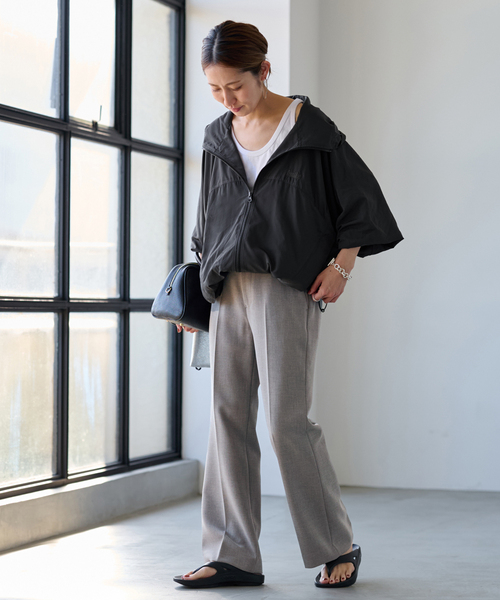 FRAMeWORK（フレームワーク）の「≪追加≫FROSTLINE 別注ライトマウンテンパーカー（マウンテンパーカー・レディース・ブラウン/ベージュ/ブラック・FREE）」の13枚目の写真