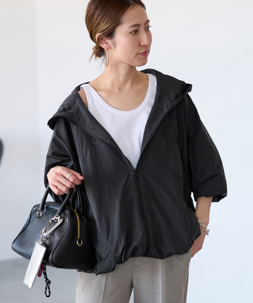 FRAMeWORK（フレームワーク）の「≪追加≫FROSTLINE 別注ライトマウンテンパーカー（マウンテンパーカー・レディース・ブラウン/ベージュ/ブラック・FREE）」の14枚目の写真