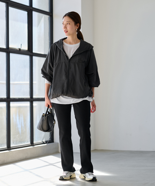 FRAMeWORK（フレームワーク）の「≪追加≫FROSTLINE 別注ライトマウンテンパーカー（マウンテンパーカー・レディース・ブラウン/ベージュ/ブラック・FREE）」の16枚目の写真