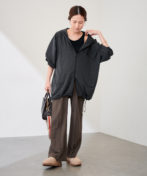 FRAMeWORK（フレームワーク）の「≪追加≫FROSTLINE 別注ライトマウンテンパーカー（マウンテンパーカー・レディース・ブラウン/ベージュ/ブラック・FREE）」の20枚目の写真