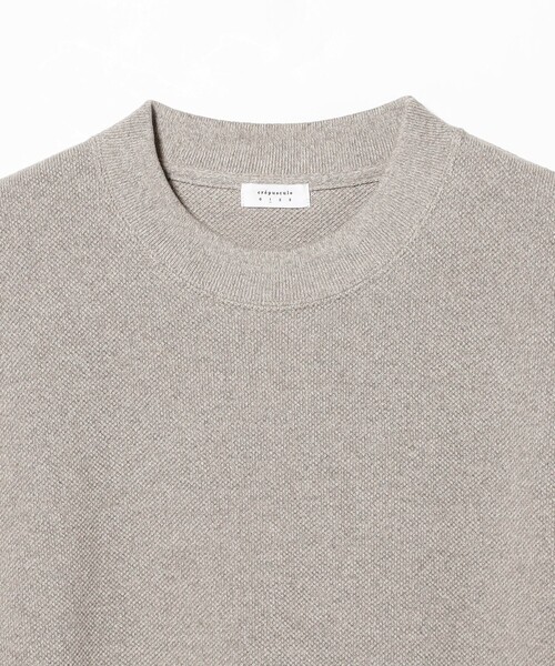 crepuscule / Co/Wo Moss Stitch Pullover（Tシャツ/カットソー