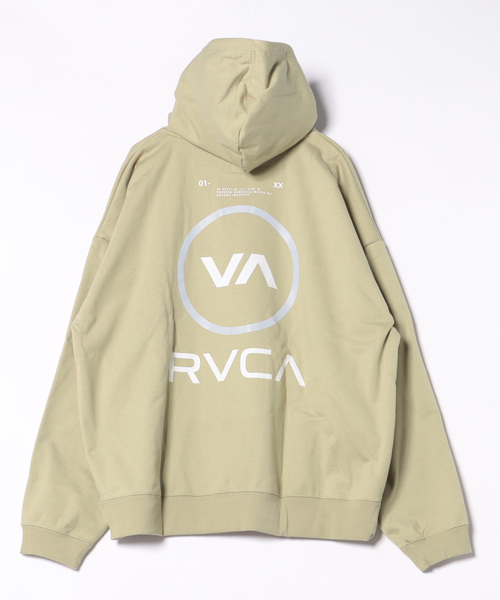 RVCA（ルーカ）の「RVCA/ルーカ REFRECTIVE WRWB LOGO HD パーカー BF042-P02（パーカー・メンズ・カーキブラウン/ストーン/ブラック・L/M/XL）」の4枚目の写真