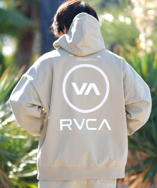 RVCA（ルーカ）の「RVCA/ルーカ REFRECTIVE WRWB LOGO HD パーカー BF042-P02（パーカー・メンズ・カーキブラウン/ストーン/ブラック・L/M/XL）」の18枚目の写真
