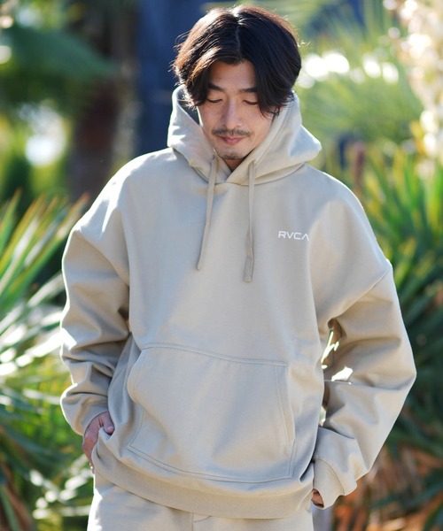 RVCA（ルーカ）の「RVCA/ルーカ REFRECTIVE WRWB LOGO HD パーカー BF042-P02（パーカー・メンズ・カーキブラウン/ストーン/ブラック・L/M/XL）」の19枚目の写真