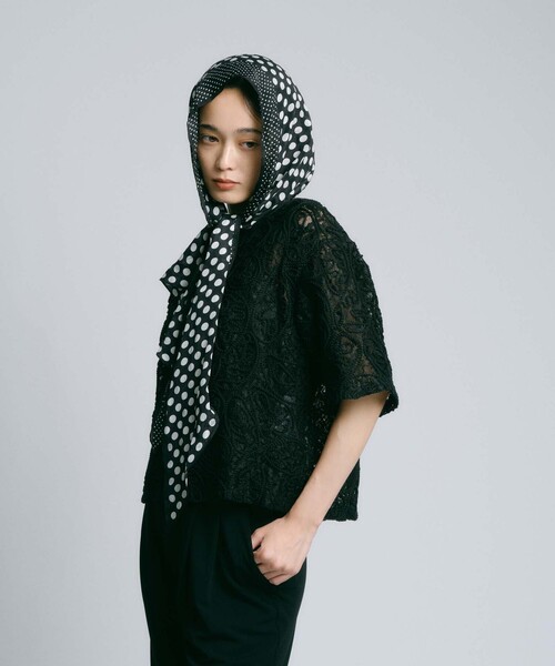 BIANCA(ビアンカ)の「【再入荷】【オケージョン/デイリー】洗えるレースブラウスT <追加生産>(シャツ/ブラウス・レディース・ブラック/ホワイト・38)」の12枚目の写真
