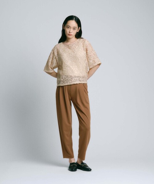 BIANCA(ビアンカ)の「【再入荷】【オケージョン/デイリー】洗えるレースブラウスT <追加生産>(シャツ/ブラウス・レディース・ブラック/ホワイト・38)」の13枚目の写真