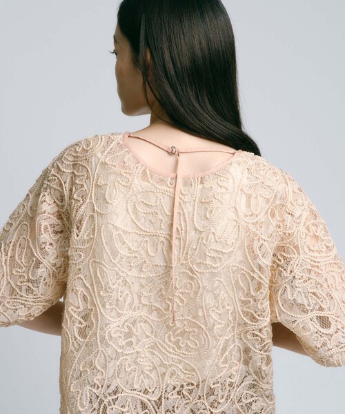 BIANCA(ビアンカ)の「【再入荷】【オケージョン/デイリー】洗えるレースブラウスT <追加生産>(シャツ/ブラウス・レディース・ブラック/ホワイト・38)」の14枚目の写真