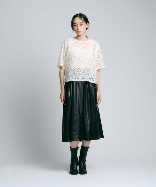 BIANCA(ビアンカ)の「【再入荷】【オケージョン/デイリー】洗えるレースブラウスT <追加生産>(シャツ/ブラウス・レディース・ブラック/ホワイト・38)」の15枚目の写真