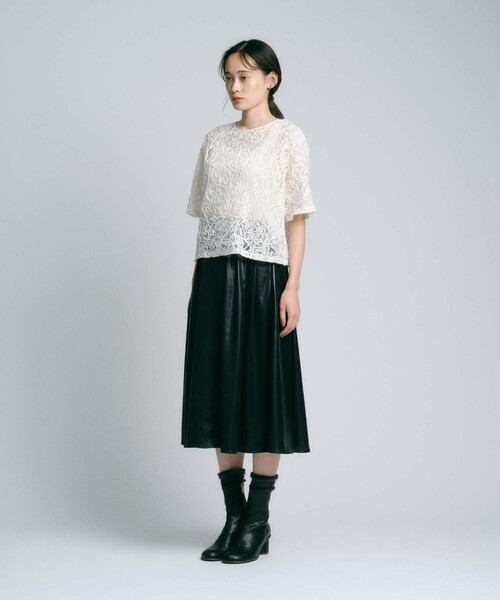BIANCA(ビアンカ)の「【再入荷】【オケージョン/デイリー】洗えるレースブラウスT <追加生産>(シャツ/ブラウス・レディース・ブラック/ホワイト・38)」の16枚目の写真