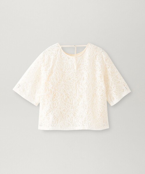 BIANCA(ビアンカ)の「【再入荷】【オケージョン/デイリー】洗えるレースブラウスT <追加生産>(シャツ/ブラウス・レディース・ブラック/ホワイト・38)」の18枚目の写真