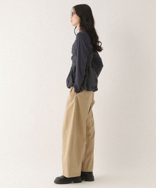 Heather(ヘザー)の「ギャザーバルーンカットソー 587547(Tシャツ/カットソー・レディース・ホワイト/ネイビー/ブラック・FREE)」の22枚目の写真