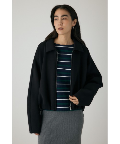 crie conforto(クリーコンフォルト)の「ダンボールバルーンブルゾン 秋服 / 冬服 / 長袖 / 羽織り/ アウター(ブルゾン・レディース・ブラック/グレー・FREE)」の3枚目の写真
