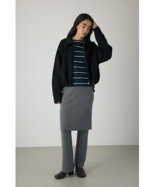 crie conforto(クリーコンフォルト)の「ダンボールバルーンブルゾン 秋服 / 冬服 / 長袖 / 羽織り/ アウター(ブルゾン・レディース・ブラック/グレー・FREE)」の5枚目の写真