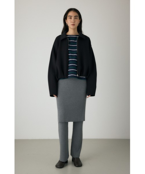 crie conforto(クリーコンフォルト)の「ダンボールバルーンブルゾン 秋服 / 冬服 / 長袖 / 羽織り/ アウター(ブルゾン・レディース・ブラック/グレー・FREE)」の6枚目の写真
