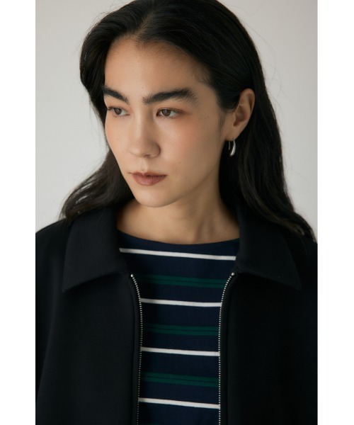 crie conforto(クリーコンフォルト)の「ダンボールバルーンブルゾン 秋服 / 冬服 / 長袖 / 羽織り/ アウター(ブルゾン・レディース・ブラック/グレー・FREE)」の7枚目の写真