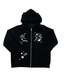 Never mind the XU / Chikashitsu+(lo[}Ch U GbNX[ / `JVcvX)́yNerd out XUzneko!! zip hoodie / yi[hAEgGbNX[zLbgvgLWbvt[fB(p[J[)