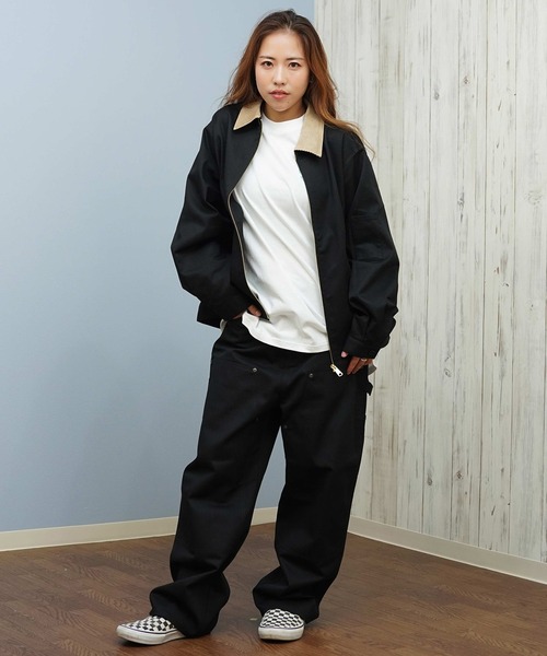 Dickies（ディッキーズ）の「Dickies/ディッキーズ ペインターパンツ ダブルニー チノパン 81461400（チノパンツ・レディース・カモフラージュ/ブラック/レオパード/ダークブラウン・L/M）」の19枚目の写真