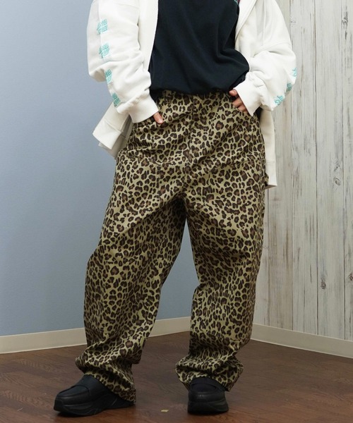 Dickies（ディッキーズ）の「Dickies/ディッキーズ ペインターパンツ ダブルニー チノパン 81461400（チノパンツ・レディース・カモフラージュ/ブラック/レオパード/ダークブラウン・L/M）」の5枚目の写真