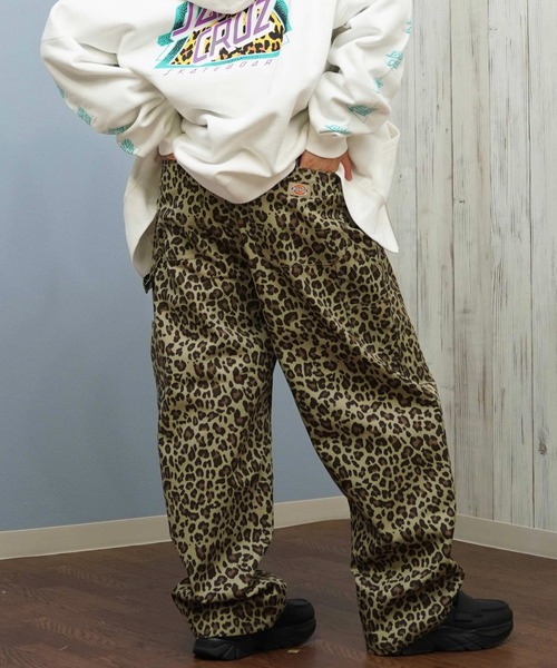 Dickies（ディッキーズ）の「Dickies/ディッキーズ ペインターパンツ ダブルニー チノパン 81461400（チノパンツ・レディース・カモフラージュ/ブラック/レオパード/ダークブラウン・L/M）」の7枚目の写真