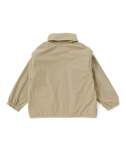WASK(ワスク)の「袖取り外しワークポケットジャケット(100~160cm)(ナイロンジャケット・キッズ・ブラック/ベージュ・140cm/160cm/150cm/130cm)」の20枚目の写真