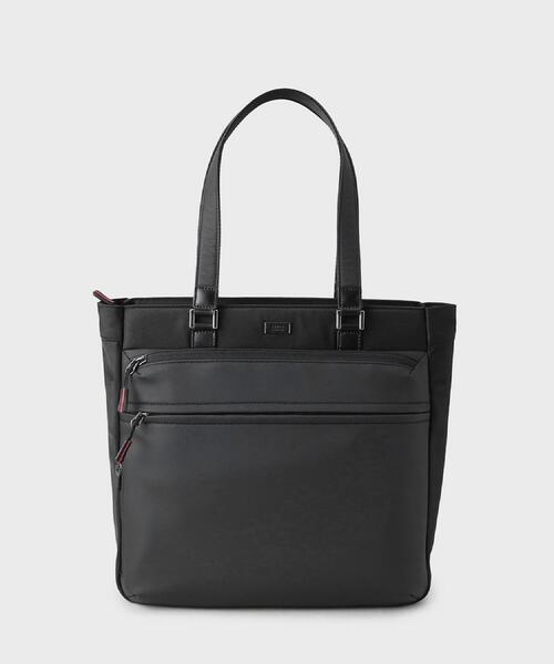 【美品】TAKEO KIKUCHI　シャンブレーキャンバス レザーコンビ トート 美品】TAKEO KIKUCHI シャンブレーキャンバス レザーコンビ