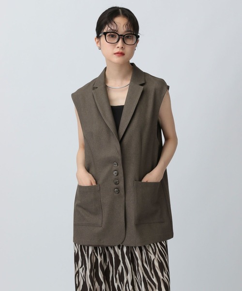 専用　　エラ　ベスト セール】テーラードベストAW 581654（ベスト）｜LEPSIM（レプシィム