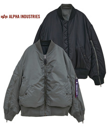 Alpha Industries(At@C_Xg[Y)́yALPHA INDUSTRIESzREVERSIBLE MA-1 BOMBER JACKET(MA-1)