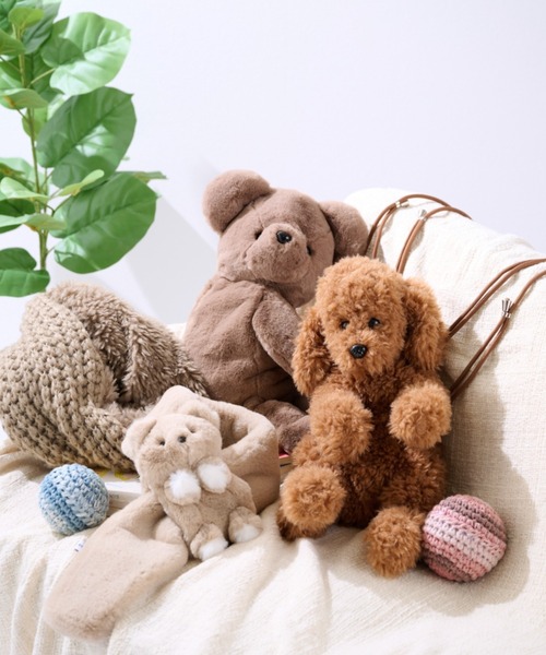 ショルダーバッグ ぬいぐるみ ”トイプードル”（ショルダーバッグ