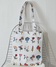 ANOTHER S（アナザーエス）の「花柄刺繍トートバッグ（トートバッグ）」