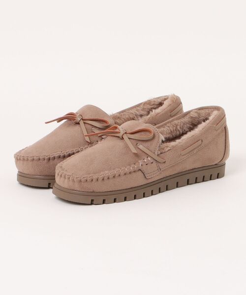 Bridget Birkin(ブリジットバーキン)の「【Bridget Birkin】カジュアルモカシンシューズ(551660)(モカシン/デッキシューズ・レディース・ベージュ系その他/ブラック系その他/グレー系その他・S/M/LL/L)」の1枚目の写真
