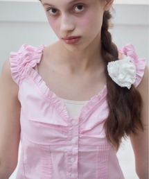 Birthday room（バースデイルーム）の「コットンノースリーブブラウス/Cotton sleeveless blouse（シャツ/ブラウス・レディース）」