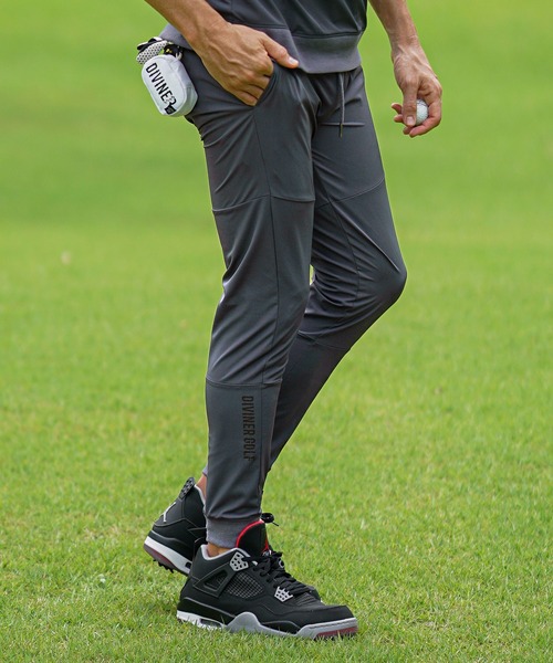 DIVINER GOLF（ディバイナー ゴルフ）の「【DIVINER GOLF】シャカジョガーパンツ メンズ ゴルフウェア ナイロン 春服（ゴルフグッズ・メンズ・ブラック/チャコール/ホワイト・XL/L/M/XXL）」の3枚目の写真