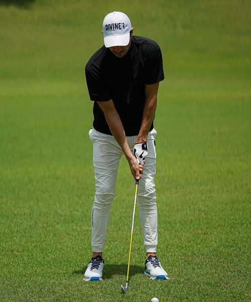 DIVINER GOLF（ディバイナー ゴルフ）の「【DIVINER GOLF】シャカジョガーパンツ メンズ ゴルフウェア ナイロン 春服（ゴルフグッズ・メンズ・ブラック/チャコール/ホワイト・XL/L/M/XXL）」の4枚目の写真