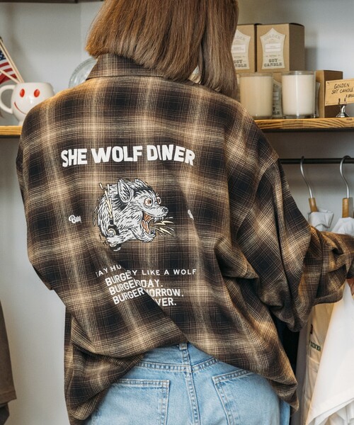 セール】限定展開 SHE WOLF DINER×FREAK'S STORE/シーウルフダイナー