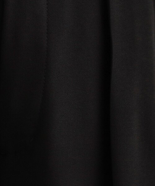 OPAQUE.CLIP（オペークドットクリップ）の「【es】タックワイドストレートパンツ【洗濯機OK/防シワ/UVケア/接触冷感/吸水速乾】（その他パンツ・レディース・ダークブラウン/ブラック・40/38/36）」の6枚目の写真