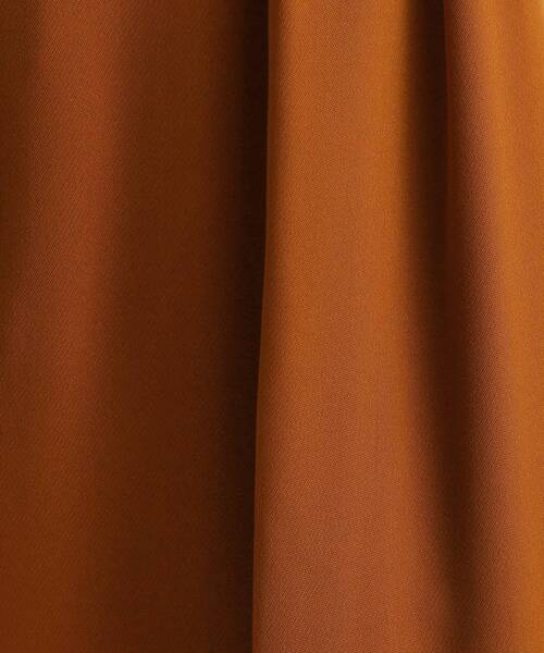 OPAQUE.CLIP（オペークドットクリップ）の「【es】タックワイドストレートパンツ【洗濯機OK/防シワ/UVケア/接触冷感/吸水速乾】（その他パンツ・レディース・ダークブラウン/ブラック・40/38/36）」の10枚目の写真