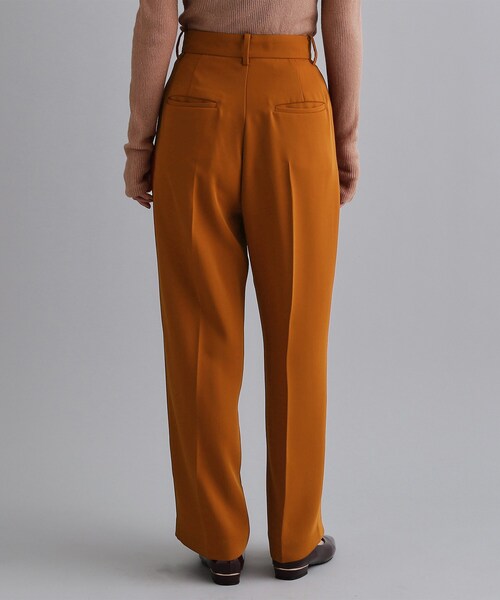 OPAQUE.CLIP（オペークドットクリップ）の「【es】タックワイドストレートパンツ【洗濯機OK/防シワ/UVケア/接触冷感/吸水速乾】（その他パンツ・レディース・ダークブラウン/ブラック・40/38/36）」の13枚目の写真