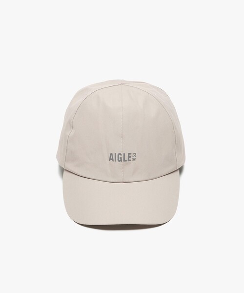 AIGLE（エーグル）の「防水 防風 通気 GORE-TEX ゴアテックス ロゴキャップ（キャップ・レディース・アイボリー/モスグリーン/ブラック・S/M/L）」の6枚目の写真