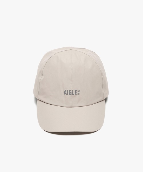 AIGLE（エーグル）の「防水 防風 通気 GORE-TEX ゴアテックス ロゴキャップ（キャップ・レディース・アイボリー/モスグリーン/ブラック・S/M/L）」の12枚目の写真