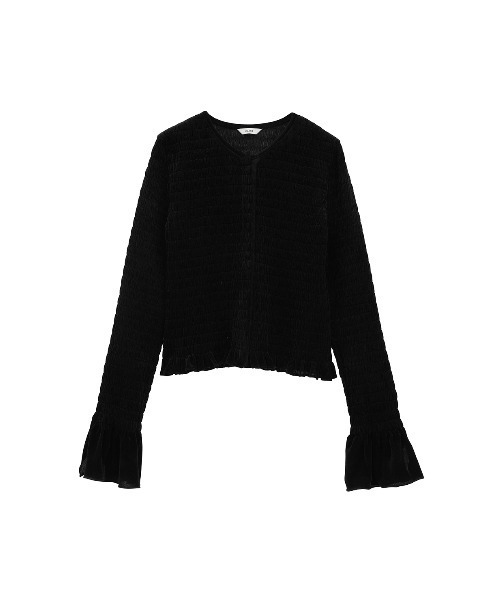 SHIRRING DESIGN BLOUSE（シャツ/ブラウス）｜CLANE（クラネ）の