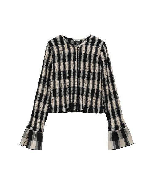 SHIRRING DESIGN BLOUSE（シャツ/ブラウス）｜CLANE（クラネ）の