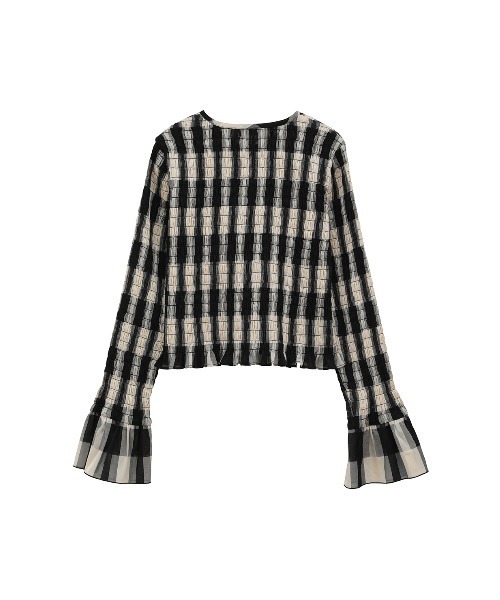 SHIRRING DESIGN BLOUSE（シャツ/ブラウス）｜CLANE（クラネ）の