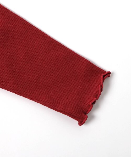 apres les cours(アプレレクール)の「【リンク/ジュニア対応】衿フリルチュールドッキングワンピース(ワンピース・キッズ・その他2/ネイビー/レッド・80/90/100/110/120/130/140)」の16枚目の写真