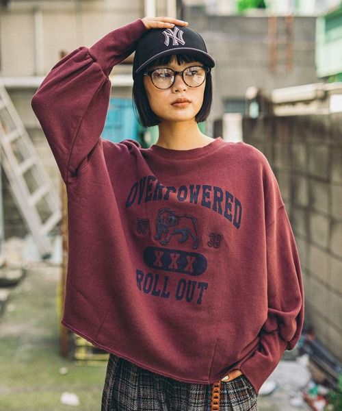 ニコアンド MODE NORM COREマトンスリーブスウェットプルオーバー MODE NORM CORE]】マトンスリーブスウェットプルオーバー