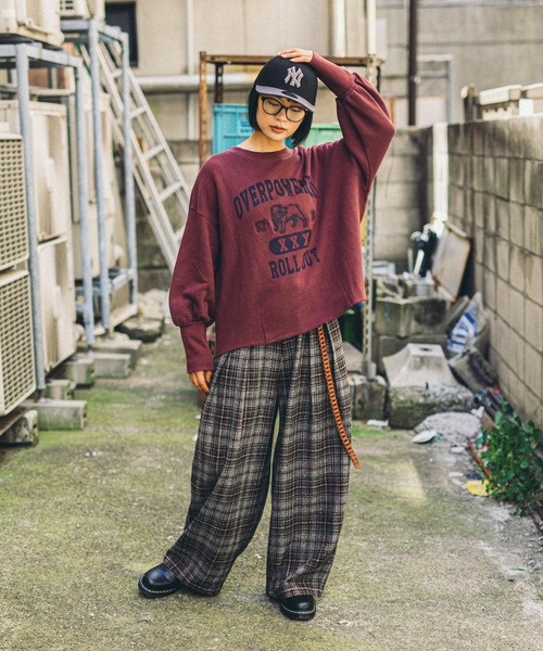 ニコアンド MODE NORM COREマトンスリーブスウェットプルオーバー MODE NORM CORE]】マトンスリーブスウェットプルオーバー