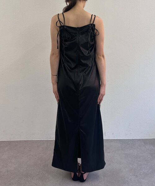 SHENERY（シーナリー）の「レザーキャミワンピース（ワンピース・レディース・ブラック・36/38）」の21枚目の写真